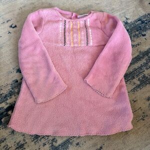 Hanna Andersson Girl’s Marshmallow Fleece Tunic Top Size 4